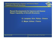 Recent Developments for Improve and Assess Repair Capability of ...