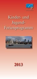 Kinder- und Jugend- Ferienprogramm 2013 - Gemeinde Gersheim