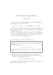 "Euklids algoritme og kædebrøker" (pdf)