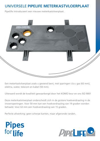 Leaflet Meterkastvloerplaat - Pipelife