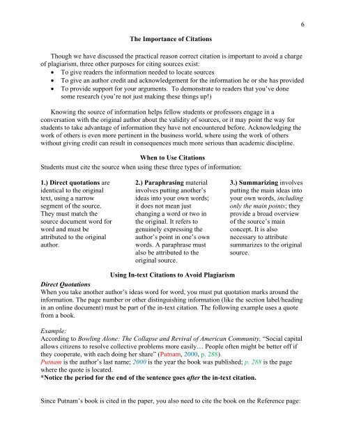 What is plagiarism, and why is it important at Franklin ... - My Franklin