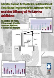 and the Efficacy of Pit Latrine Additives - Water Research Commission