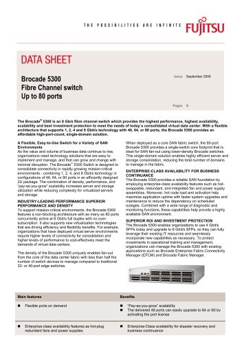 Brocade 5300 Datasheet