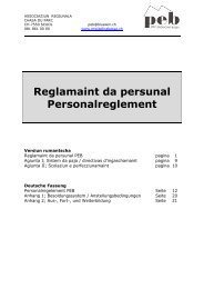 Personalreglement (PDF) - pro engiadina bassa