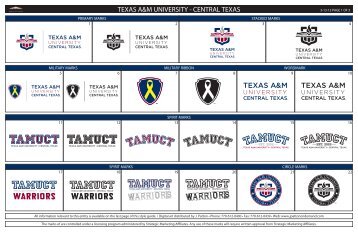 Brand Art Sheet - Texas A&M University-Central Texas