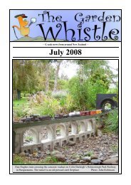 Garden Whistle Jul 2008 - Sandman.org.nz