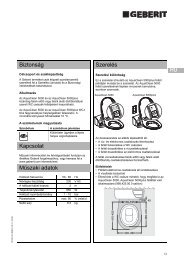Szerelési útmutató - Geberit