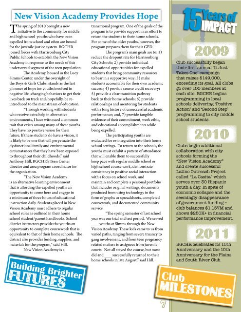 2009-2010 Annual Report - Boys and Girls Club | of Harrisonburg ...
