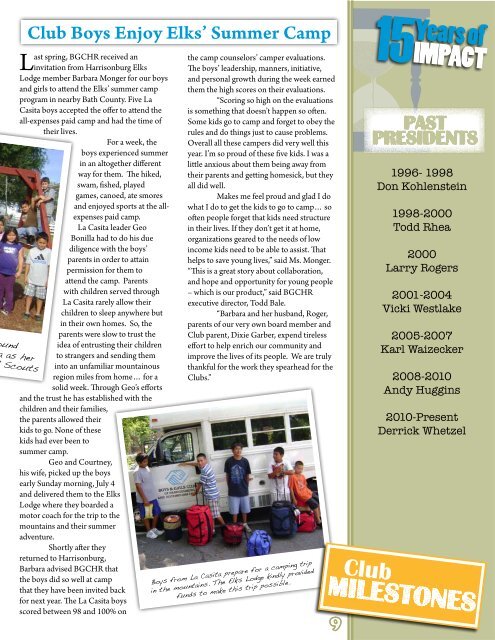 2009-2010 Annual Report - Boys and Girls Club | of Harrisonburg ...