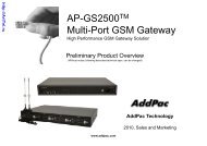 AddPac Technology Multi Port GSM Gateway (AP-GS2500)