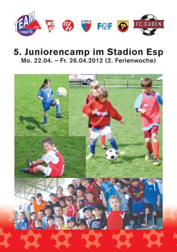 5. Juniorencamp im Stadion Esp - FC Baden