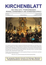 Kirchenblatt 2012-1 - Pfarrverband Irdning