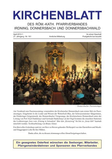 Kirchenblatt 2012-1 - Pfarrverband Irdning