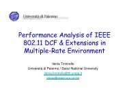 DIFS - Università di Palermo