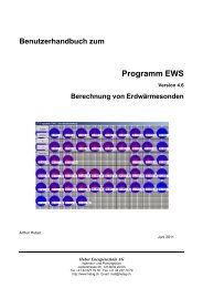 Programm EWS - Huber Energietechnik AG