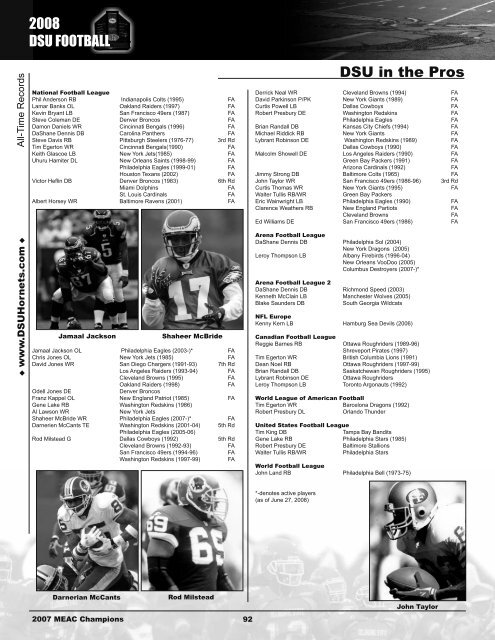 All-Time DSU Records (Pages 75-92 (PDF - Delaware State Athletics