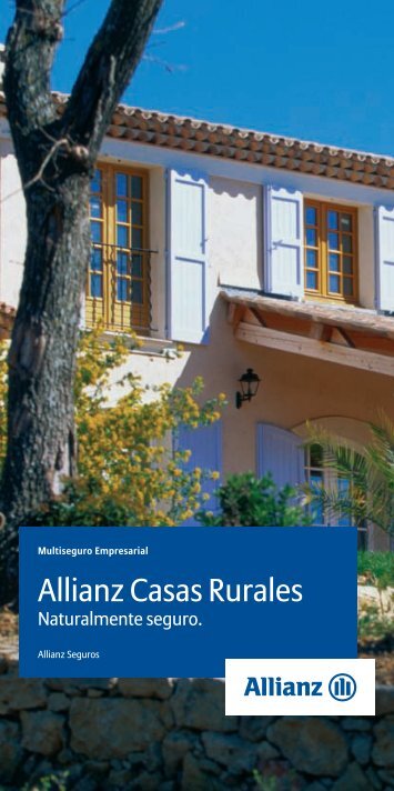 Folleto Casas Rurales - Allianz