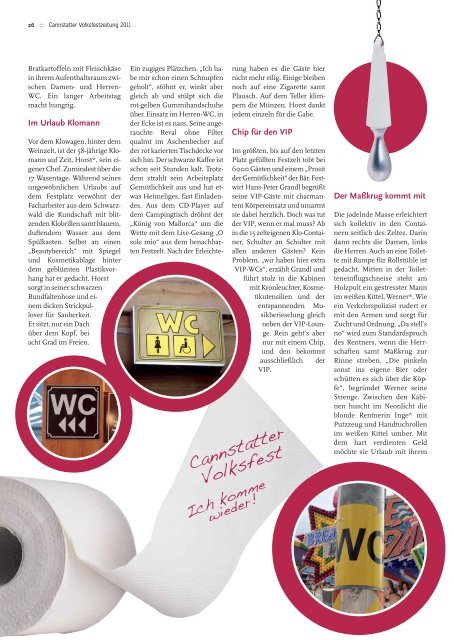 Ausgabe 2011 - Cannstatter Volksfest