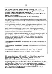 33 Der nächste Pfarrbrief umfasst die Zeit vom10.06. – 22.07.2013 ...