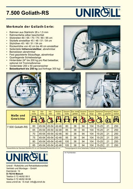 Prospekt 7.500 Goliath-RS - Uniroll