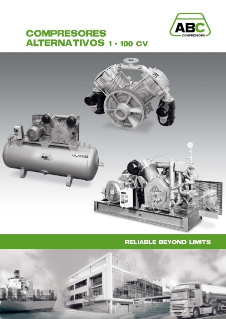 COMPRESORES ALTERNATIVOS 1 - 100 CV - ABC Compressors