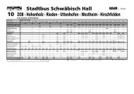 Fahrplan Montag - Freitag GÃ¼ltig ab 30.07.2013 - Stadtbus ...