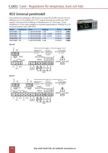 IR33 Universal - BS Elcontrol