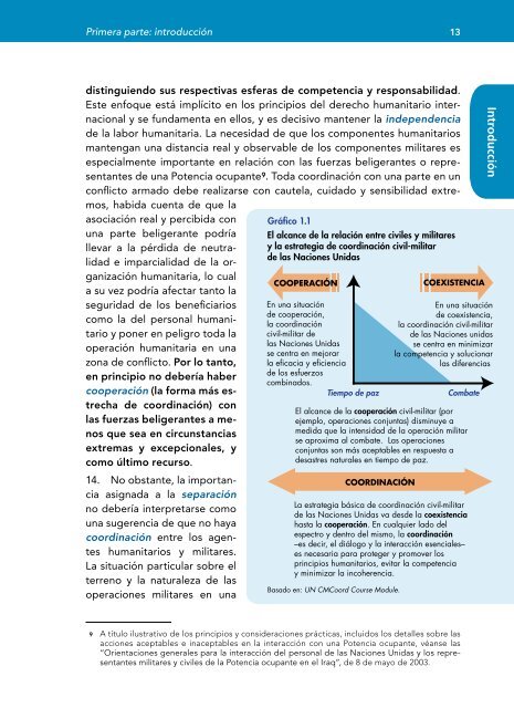 Directrices y referencias civiles y militares