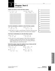 7 Chapter Test C - NOHS Teachers