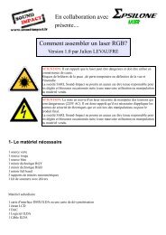 En collaboration avec Comment assembler un laser RGB?