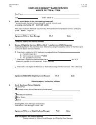 home and community based services waiver referral form