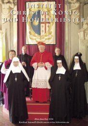 Oktober 2004 - Institut Christus KÃ¶nig und Hoherpriester