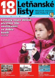 LetÅany nejen dÄtem: pÅestoÅ¾e lilo, nÃ¡vÅ¡tÄvnÃ­ci se ... - LetÅanskÃ© listy