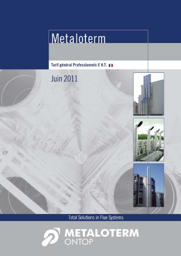 Conduits double paroi isolÃƒÂ©s - Metaloterm