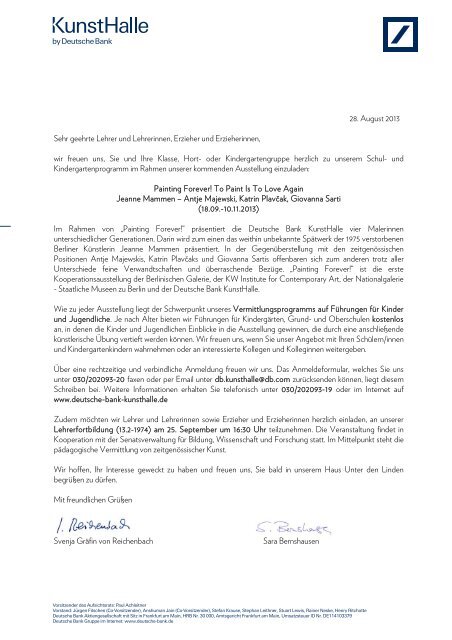 28 August 13 Sehr Geehrte Lehrer Und Lehrerinnen Erzieher