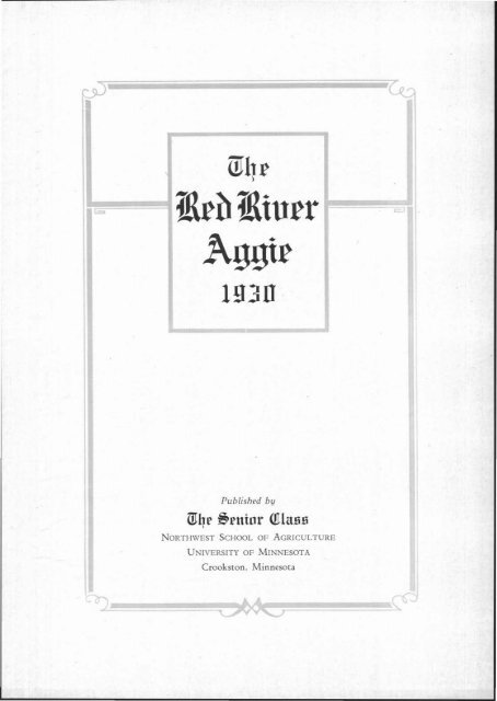 Aggie 1930 - Yearbook