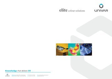 elitecolour solutions - Univar Colour