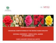 Draft KFC presentation - National Conference - Kenya Flower Council