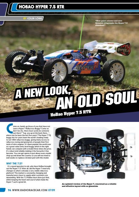 HoBao Hyper 7.5 RTR reviewed in RRCi - CML Distribution