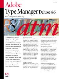 Adobe Type Manager Deluxe 4.6