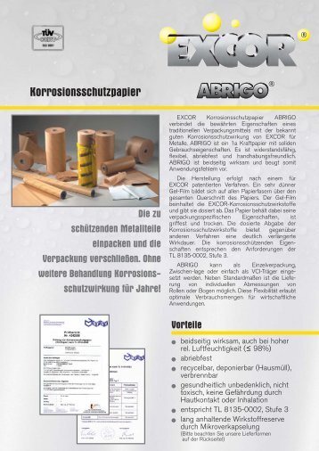 Korrosionsschutzpapier - Moosmann GmbH & Co. KG