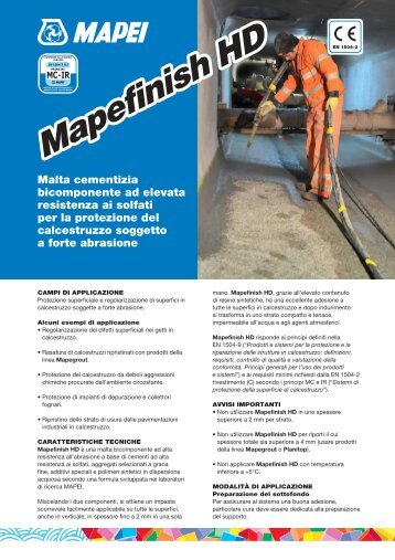 Mapefinish HD - Crocispa.it