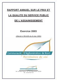 RAPPORT ANNUEL SUR LE PRIX ET LA QUALITE DU SERVICE ...