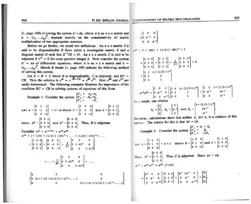 Vol. 10 No 6 - Pi Mu Epsilon