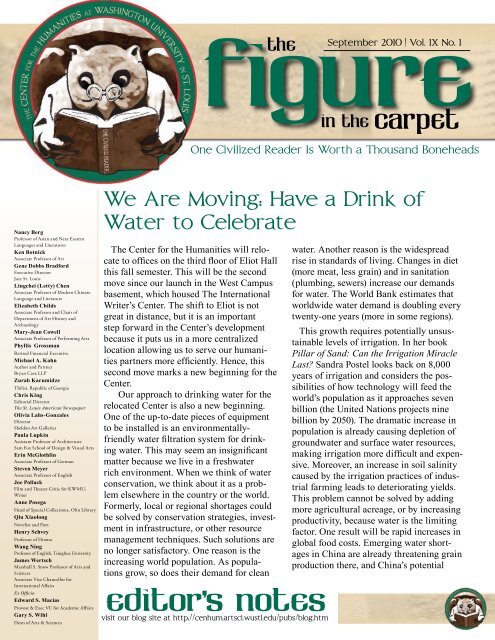 We Are Moving: Have a Drink of Water to Celebrate - The Center for ...