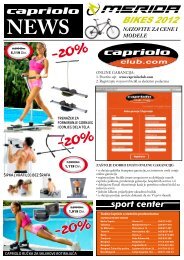 KA T AL OG DEL O V A 2009 - CAPRIOLO bicikl