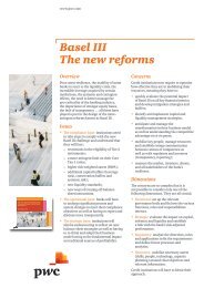 Basel III The new reforms - PwC Belgium