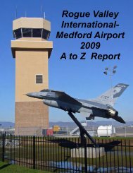 Rogue Valley International- Medford Airport 2009 A to Z Report