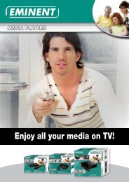 Enjoy all your media on TV! - Eminent