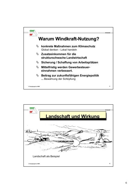 Vortrag Ulrich Goedecke: Windkraftanlagen in WÃ¼rselen - Agenda ...